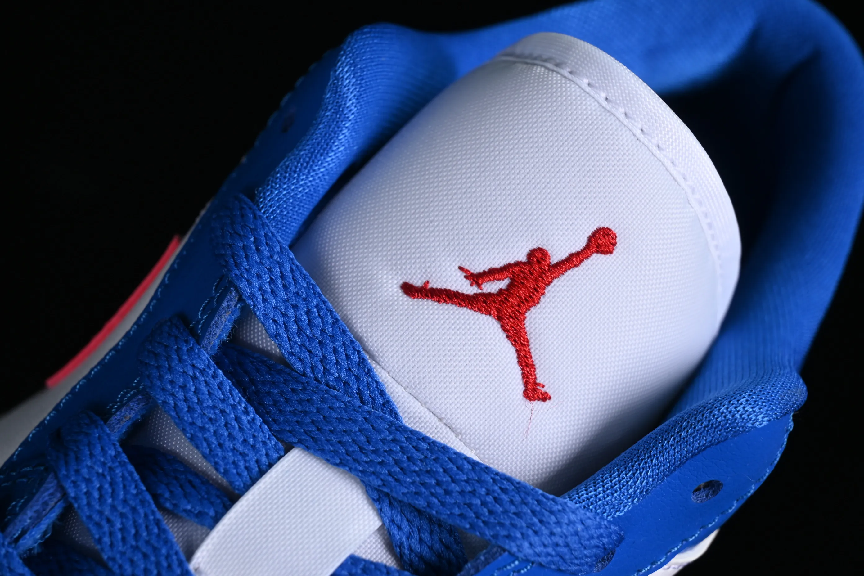 All categories Air Jordan Jordan series basketball shoes Air Jordan 1 Low G version pure original Air Jordan 1 Low "Sport Blue" AJ1 Joe 1 Independence Day color low top basketball shoes DC0774-416